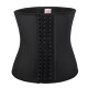 Latex waist trainer corset - zwart