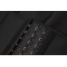 Latex waist trainer corset - zwart