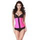 Latex waist trainer corset - roze