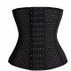 Waist trainer 6 haaks - zwart